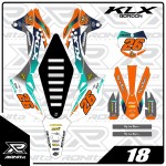Decal 400 Micron Kawasaki KLX Gordon